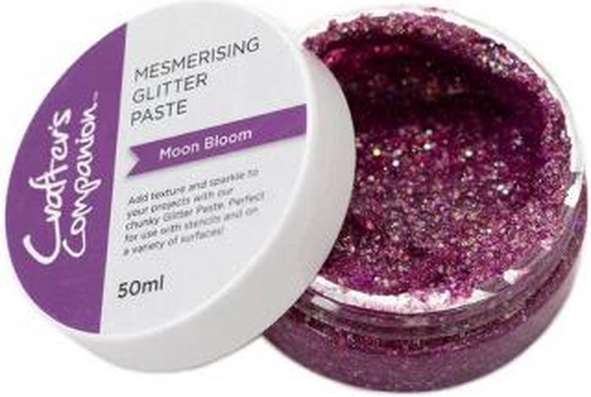 Crafters Companion - Mesmerising Glitter Pasta - Moon Bloom